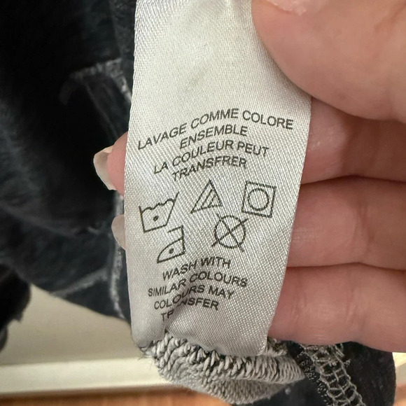 Gray Pullover Hoodie with Vintage Stitching - Picture 5 of 5